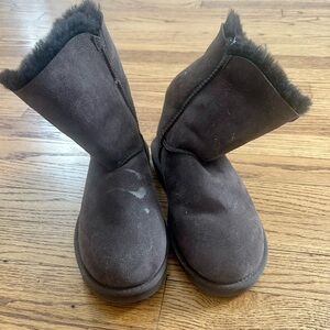 UGG Bailey Button II boots in chocolate brown
